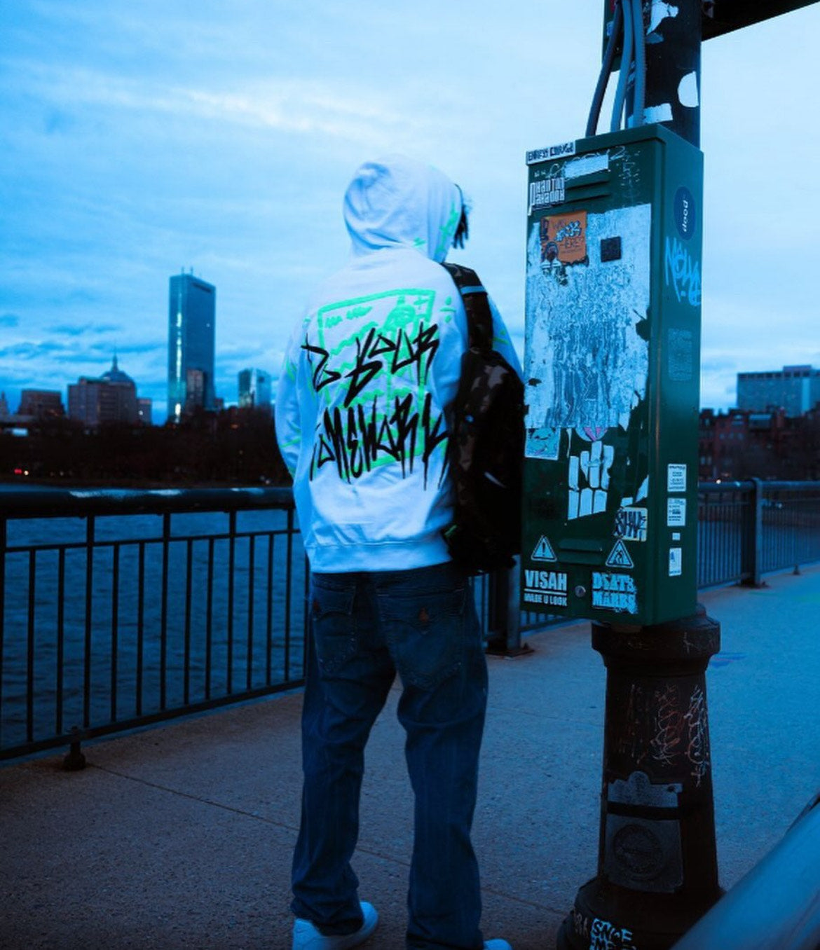 DO YOUR HOMEWORK WHITE HOODIE